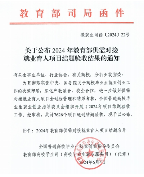 遼聯(lián)信息成功通過教育部就業(yè)育人項(xiàng)目驗(yàn)收